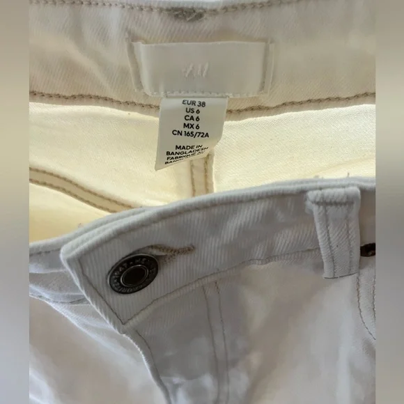 H&M Wide Leg High Rise Ankle Jeans - Picture 5 of 7